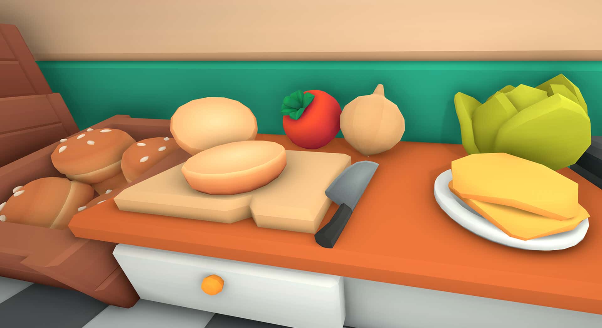 伯吉的温馨厨房 Burgies Cozy Kitchen 中文版全息投影
